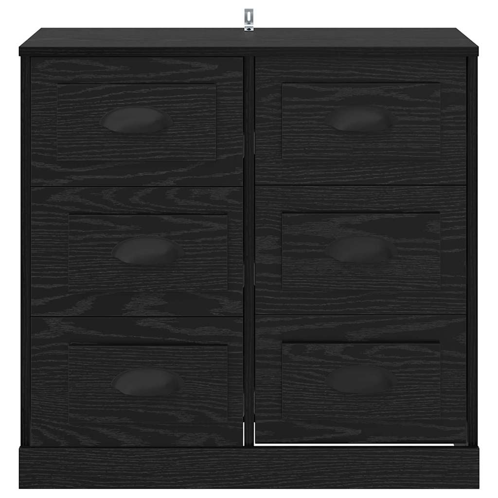 Buffet Chêne noir 70 x 35,5 x 67,5 cm Bois d'ingénierie - XIOS