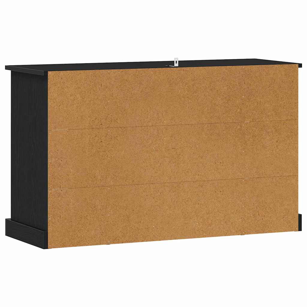 Buffet Chêne noir 100 x 35,5 x 60 cm Bois d'ingénierie - XIOS