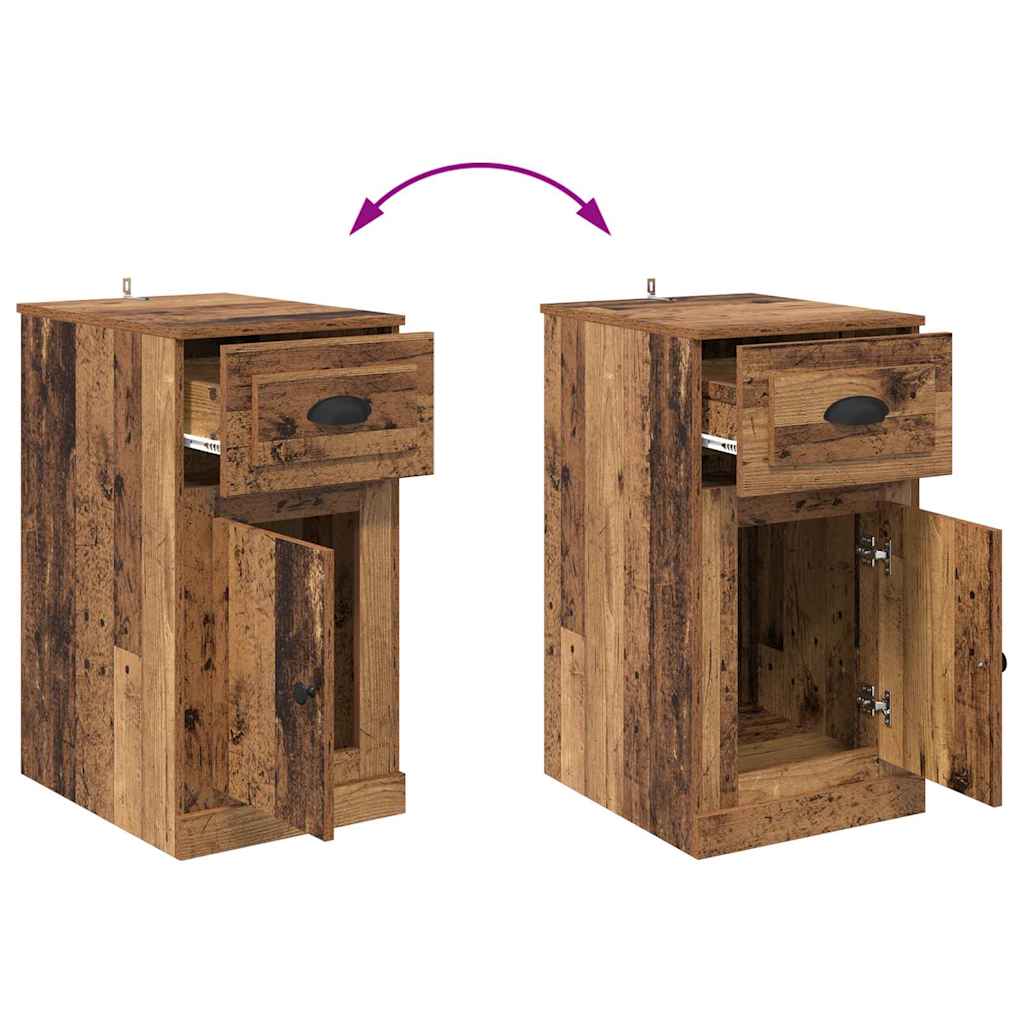 Meuble d'appoint Bois ancien 40 x 50 x 75 cm Bois d'ingénierie - XIOS