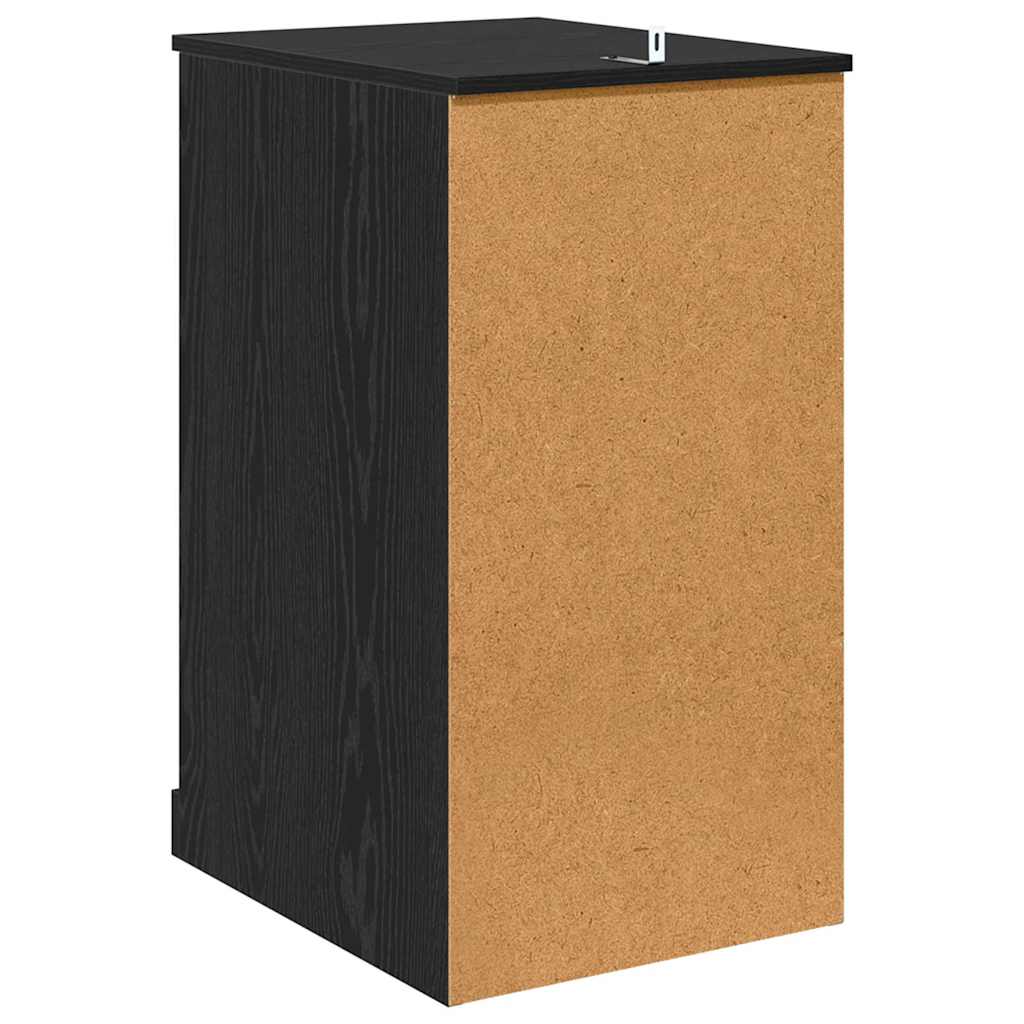 Meuble d'appoint 40 x 50 x 75 cm Bois d'ingénierie Chêne noir - XIOS