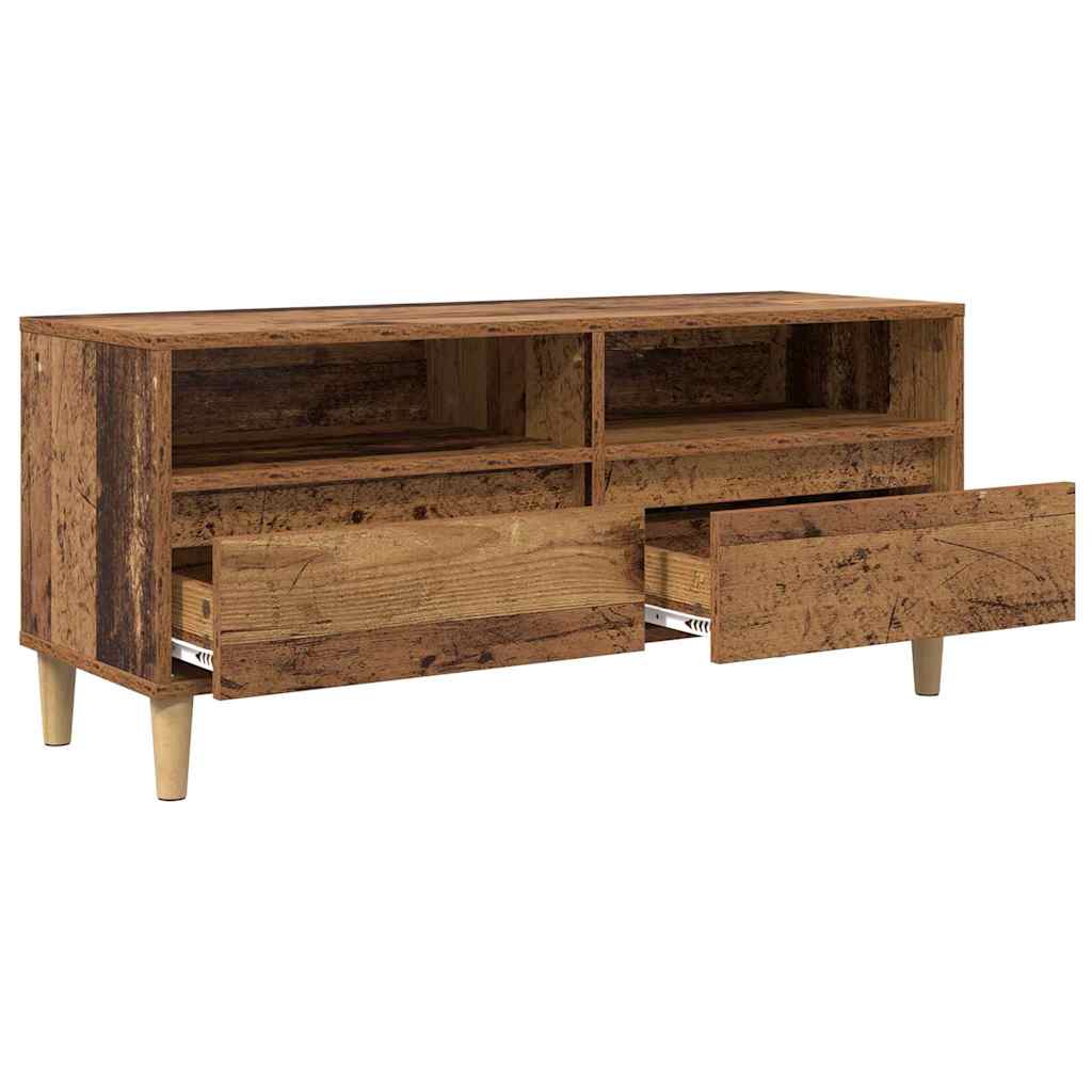 Meuble TV Bois Ancien 100 x 34,5 x 44,5 cm Bois d'ingénierie - XIOS