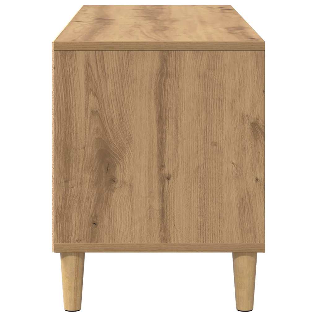 Meuble TV avec tiroir Chêne artisanal 100 x 34,5 x 44,5 cm - XIOS