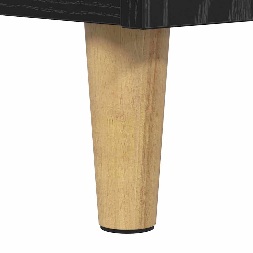 Meuble TV Chêne noir 100 x 34,5 x 44,5 cm Bois d'ingénierie - XIOS