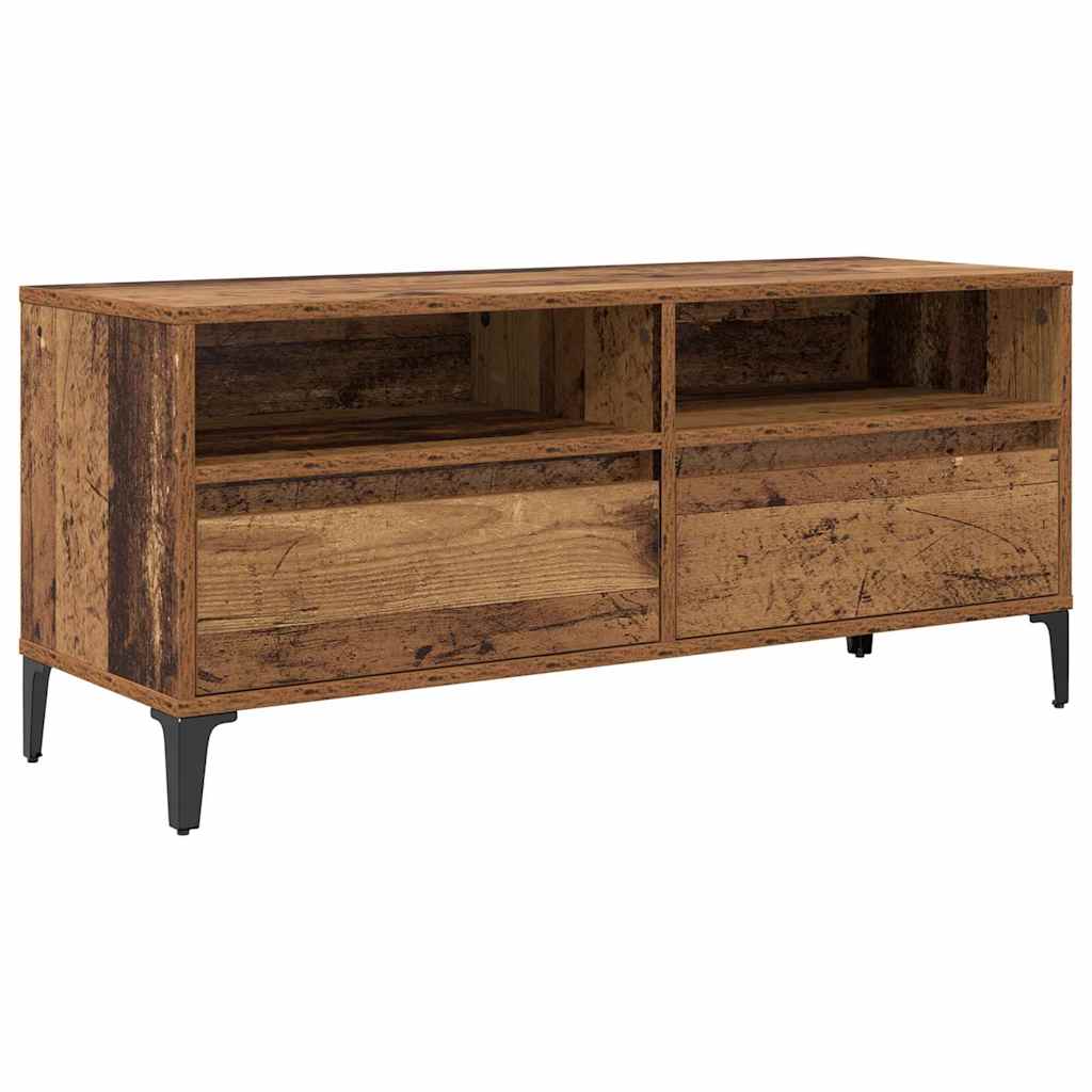 Meuble TV avec tiroir Bois Ancien 100 x 34,5 x 44,5 cm - XIOS