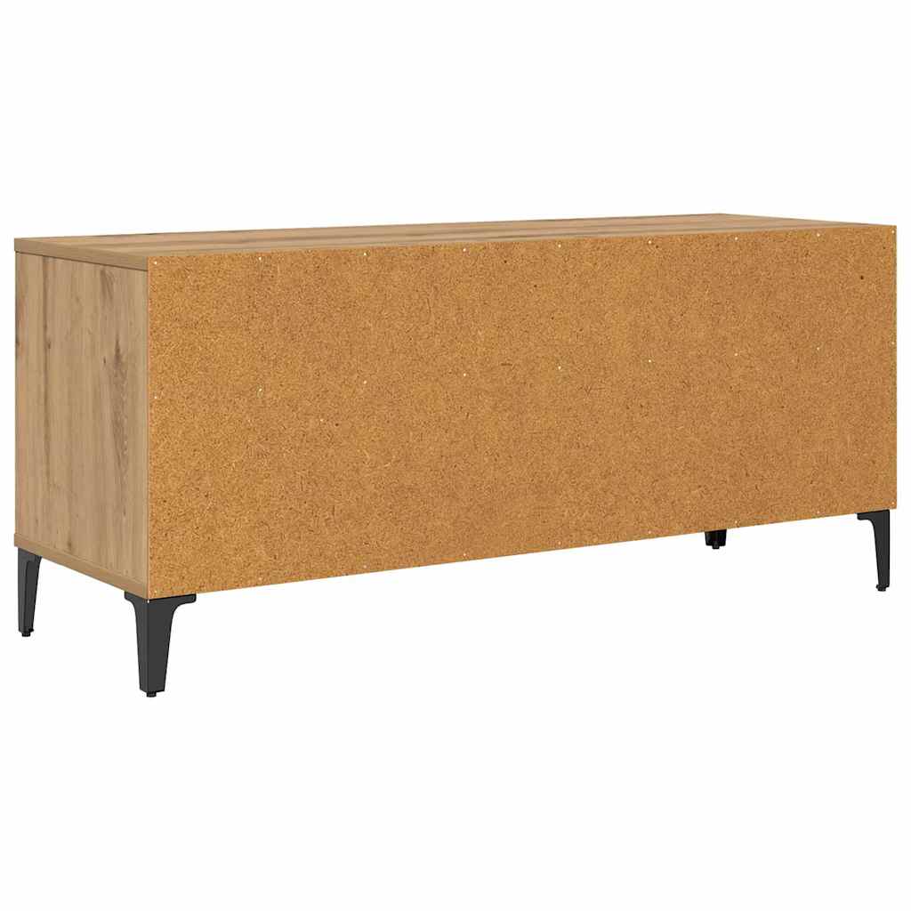 Meuble TV avec tiroir Chêne artisanal 100 x 34,5 x 44,5 cm - XIOS