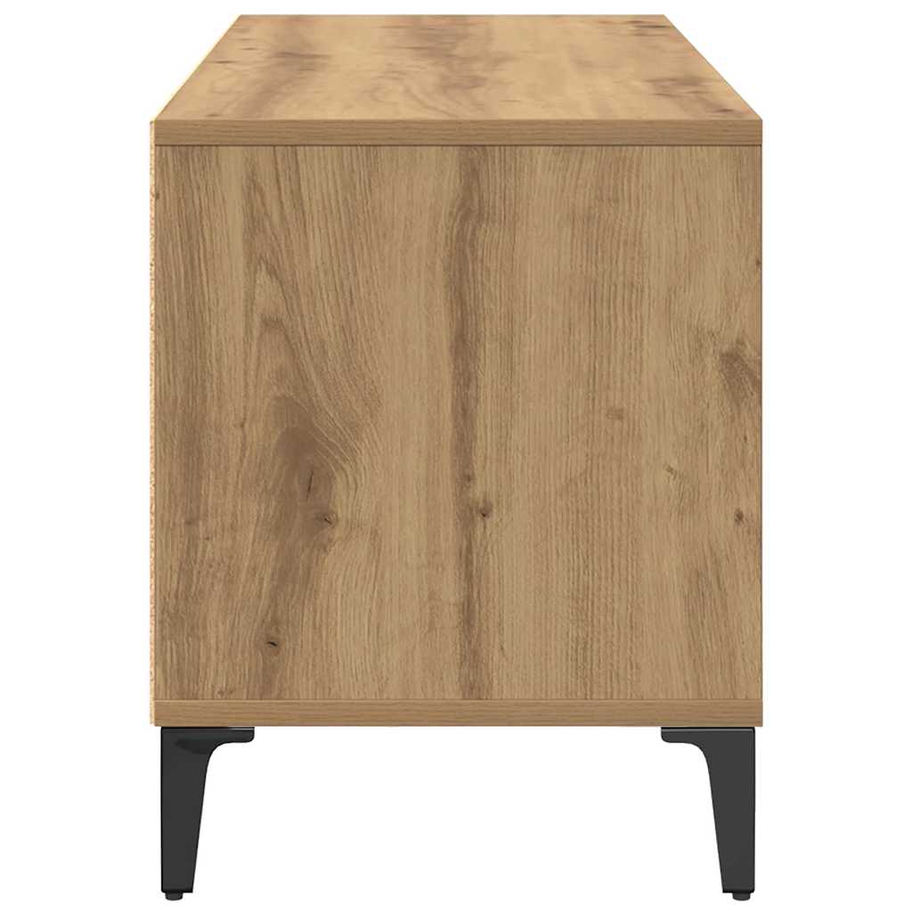 Meuble TV avec tiroir Chêne artisanal 100 x 34,5 x 44,5 cm - XIOS
