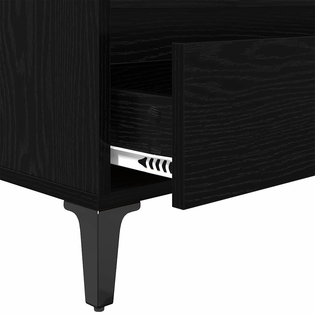 Meuble TV avec tiroir Chêne noir 100 x 34,5 x 44,5 cm - XIOS