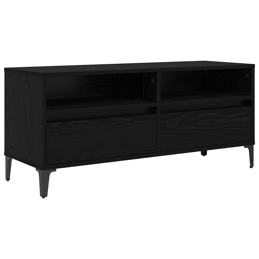 Meuble TV avec tiroir Chêne noir 100 x 34,5 x 44,5 cm - XIOS