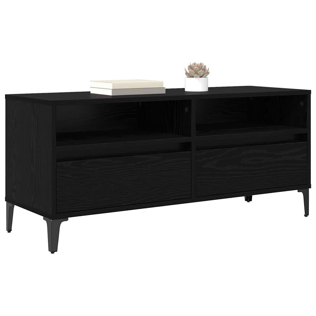 Meuble TV avec tiroir Chêne noir 100 x 34,5 x 44,5 cm - XIOS