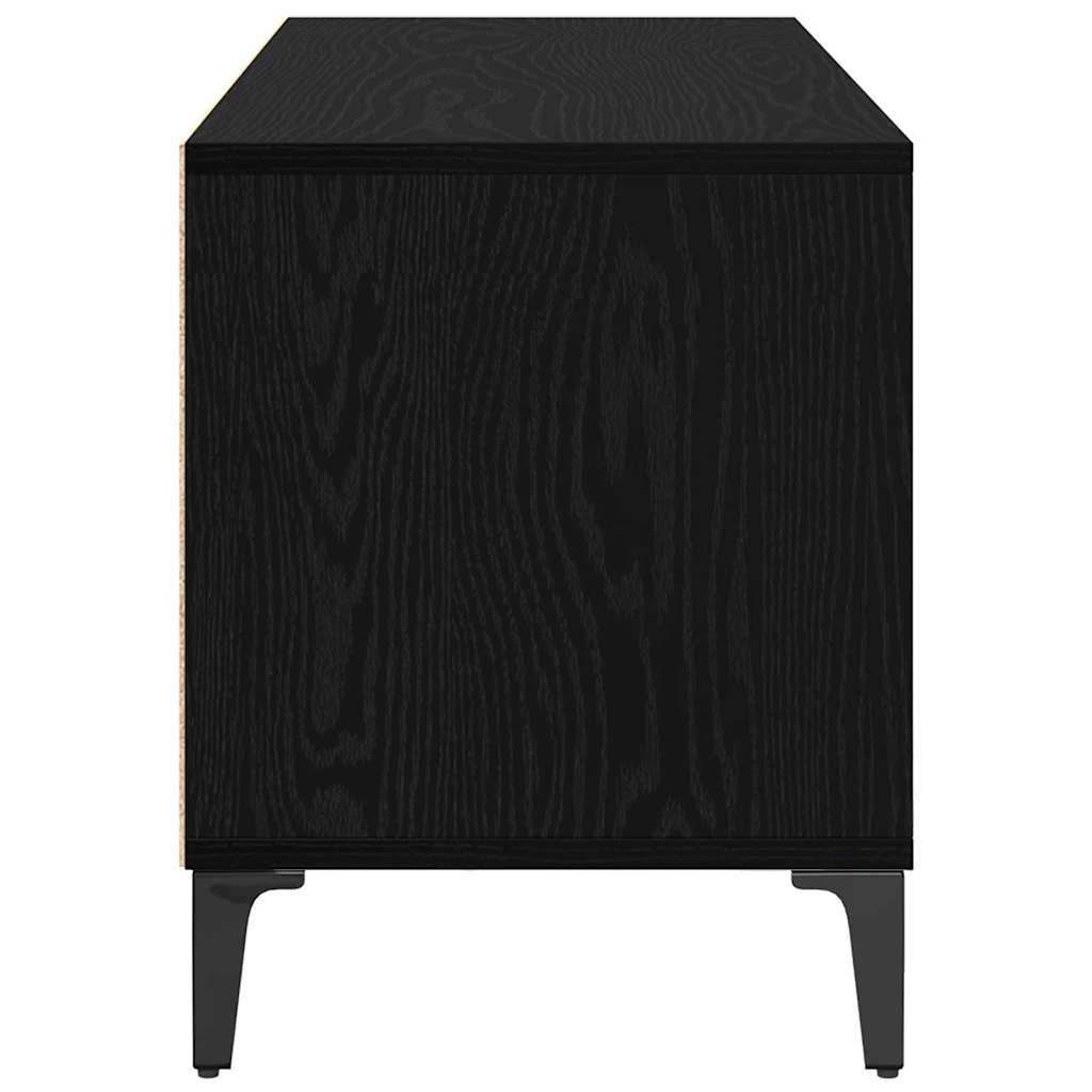 Meuble TV avec tiroir Chêne noir 100 x 34,5 x 44,5 cm - XIOS