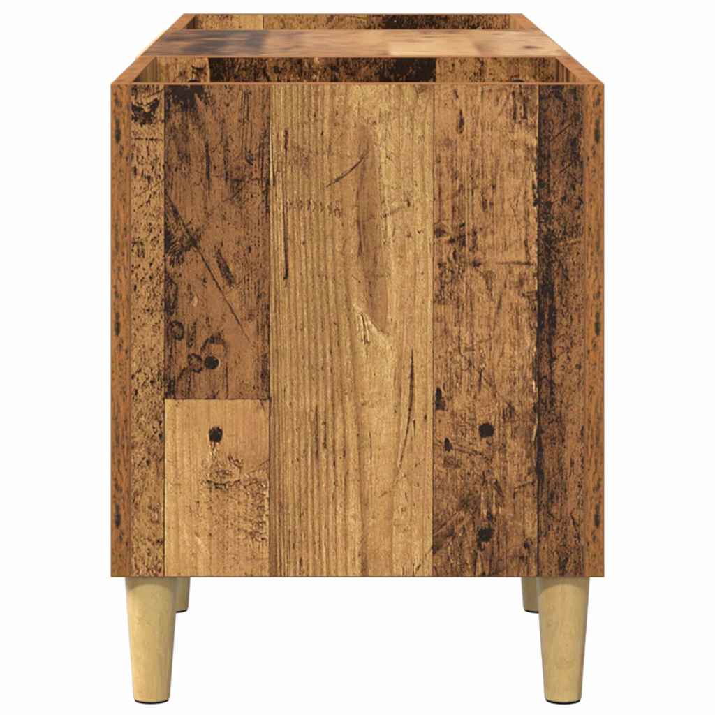 Meuble à vinyles Bois Ancien 121 x 38 x 48 cm Bois d'ingénierie - XIOS
