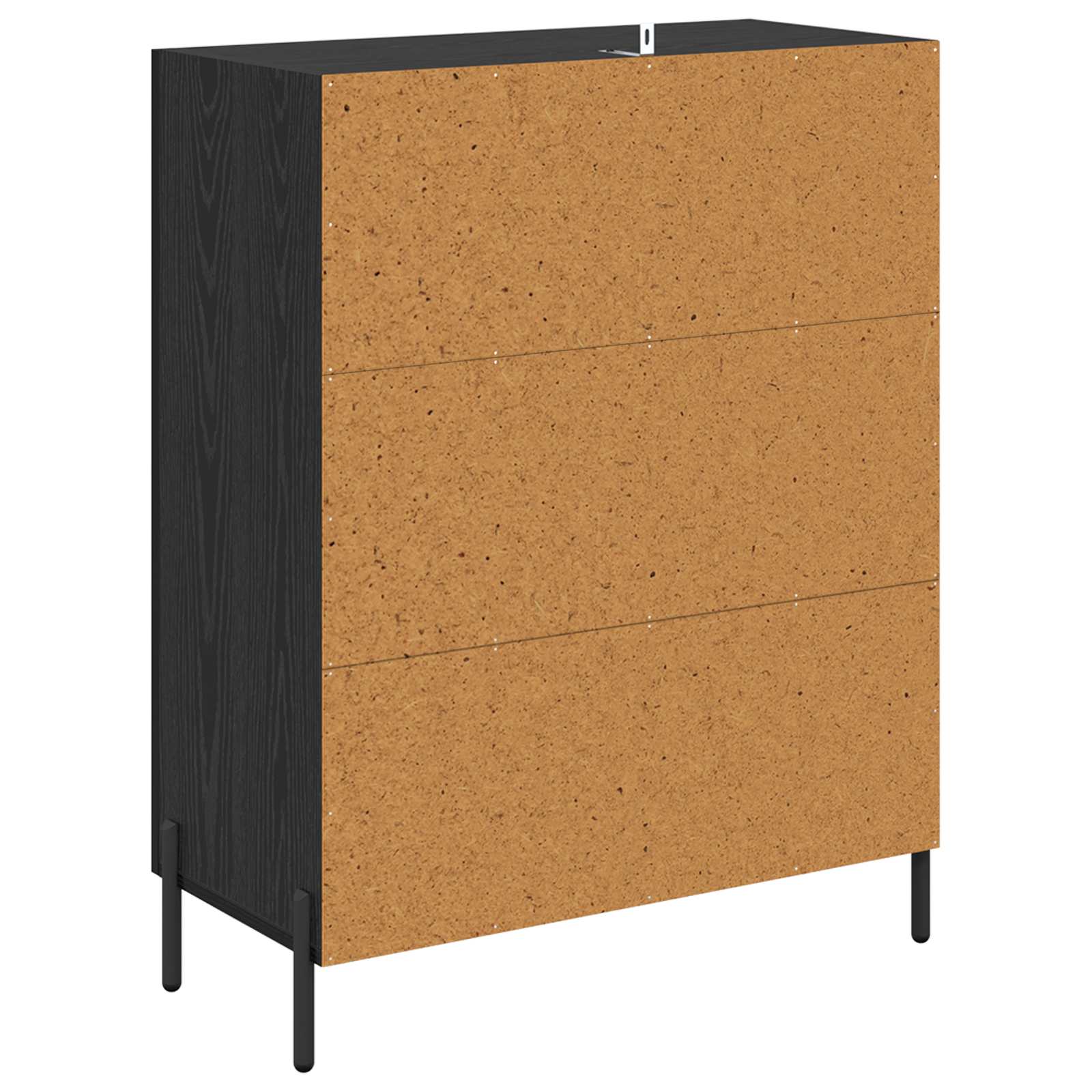 Buffet Chêne noir 69,5 x 34 x 90 cm Bois d'ingénierie - XIOS