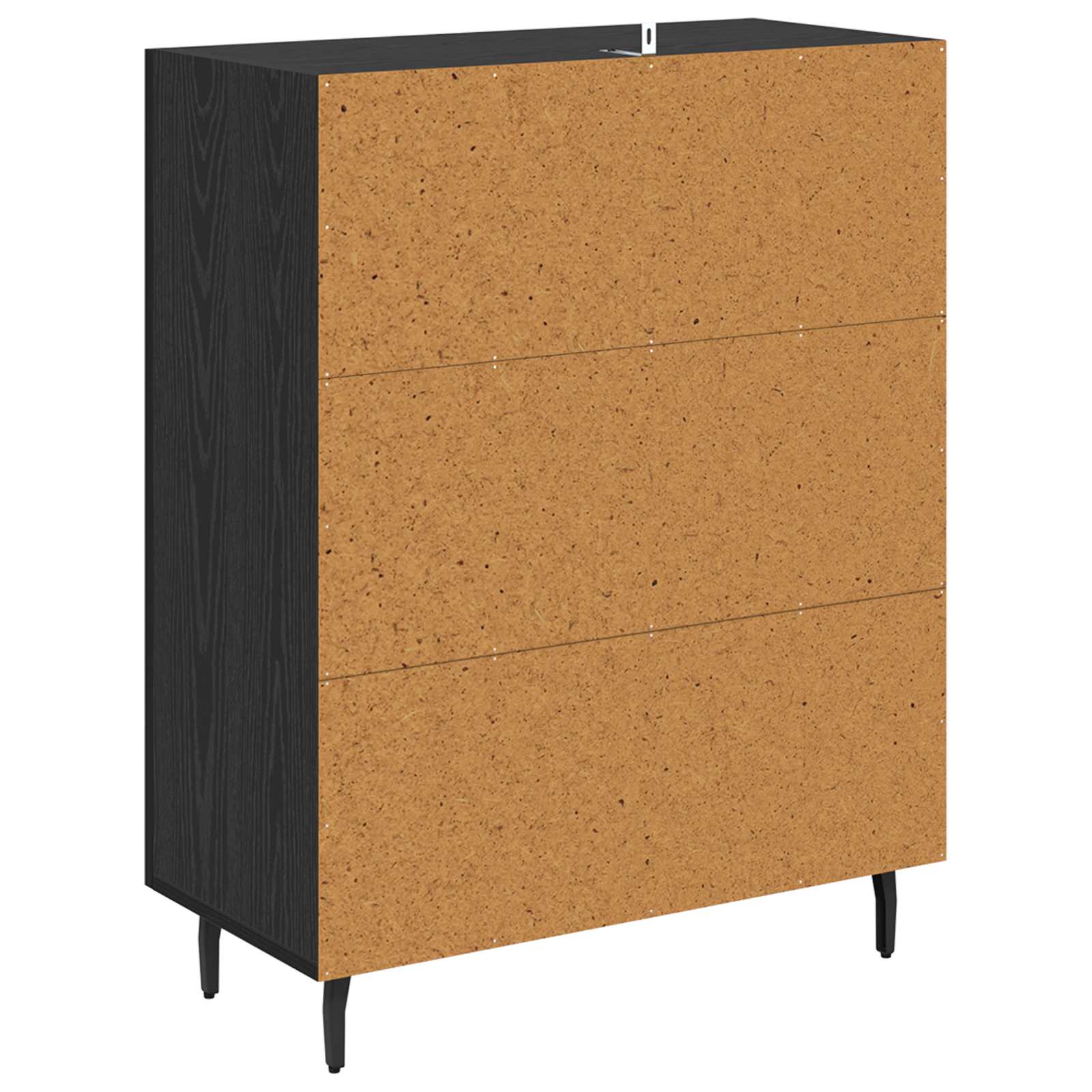 Buffet Chêne noir 69,5 x 34 x 90 cm Bois d'ingénierie - XIOS