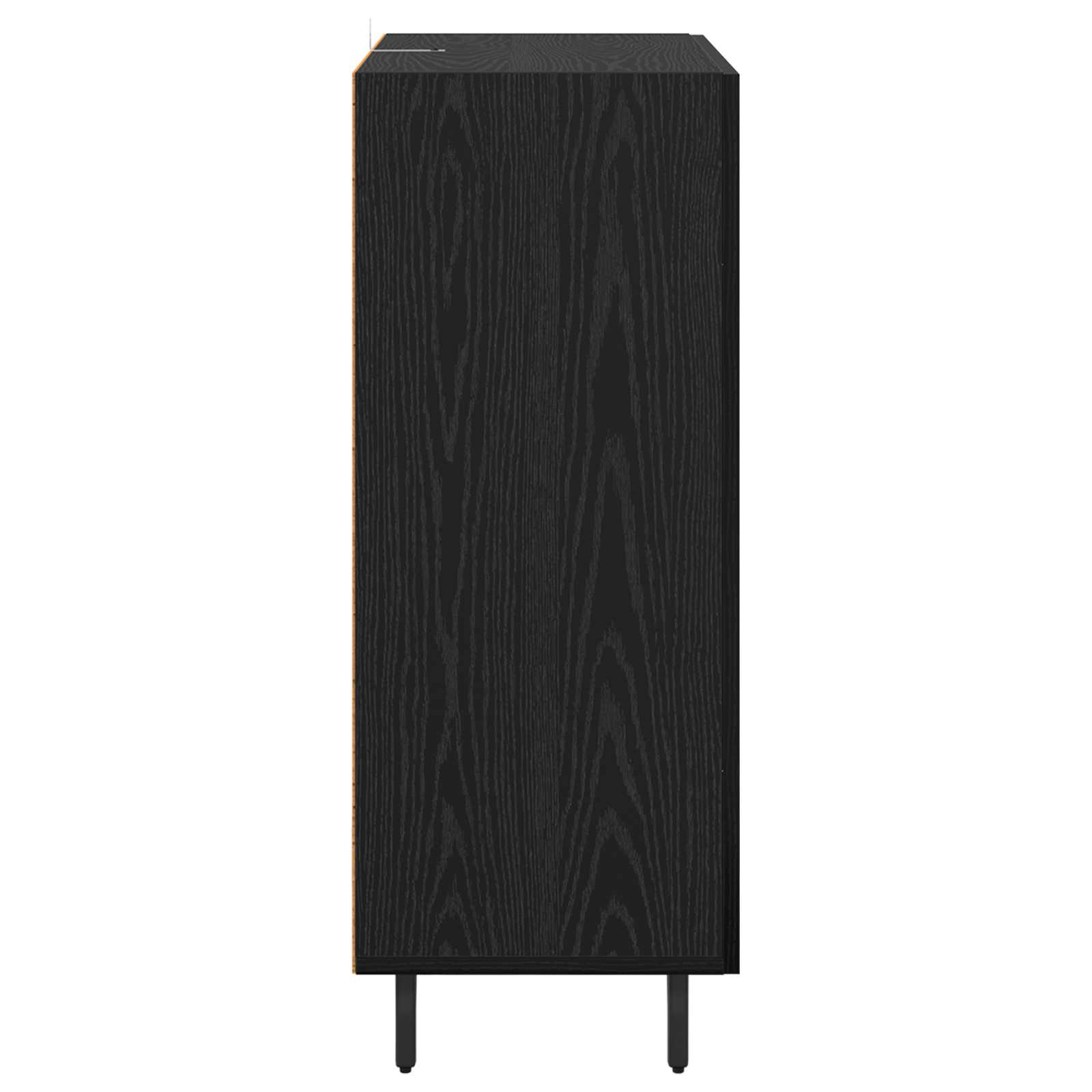 Buffet Chêne noir 69,5 x 34 x 90 cm Bois d'ingénierie - XIOS