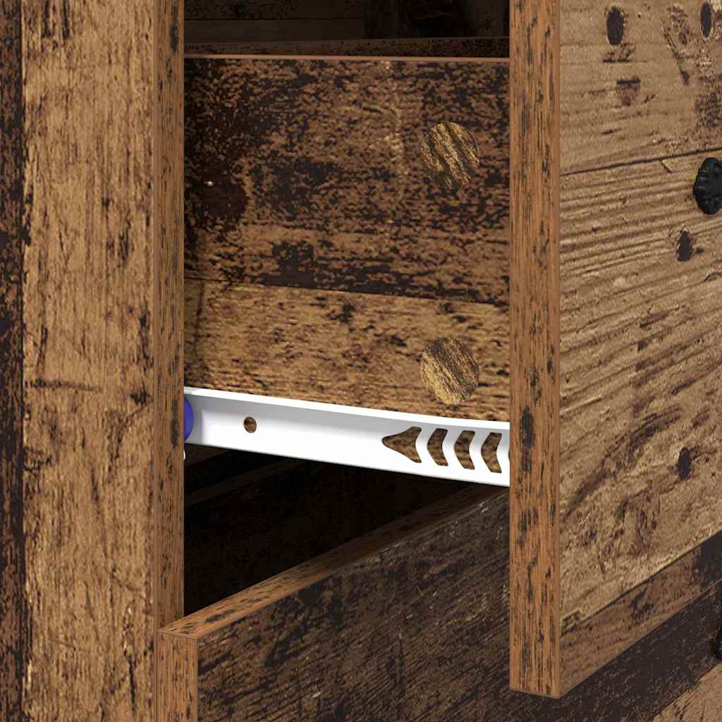 Buffet Bois Ancien 69,5 x 34 x 90 cm Bois d'ingénierie et fer - XIOS