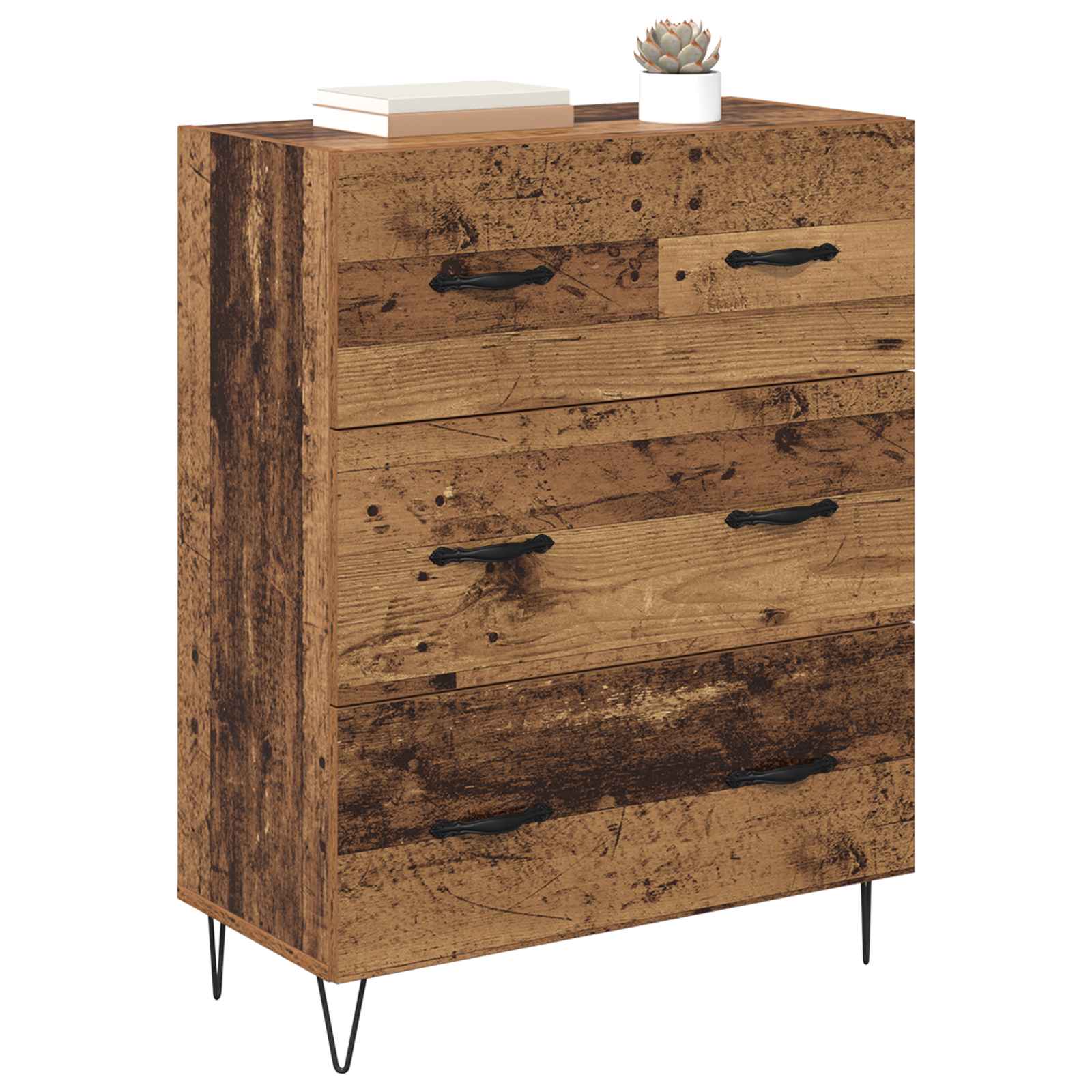 Buffet Bois Ancien 69,5 x 34 x 90 cm Bois d'ingénierie et fer - XIOS