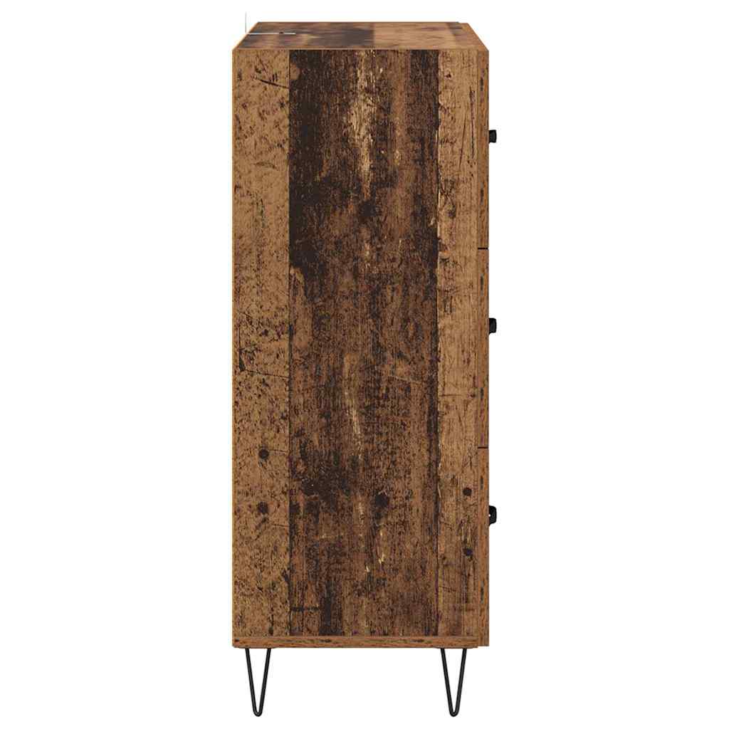 Buffet Bois Ancien 69,5 x 34 x 90 cm Bois d'ingénierie et fer - XIOS