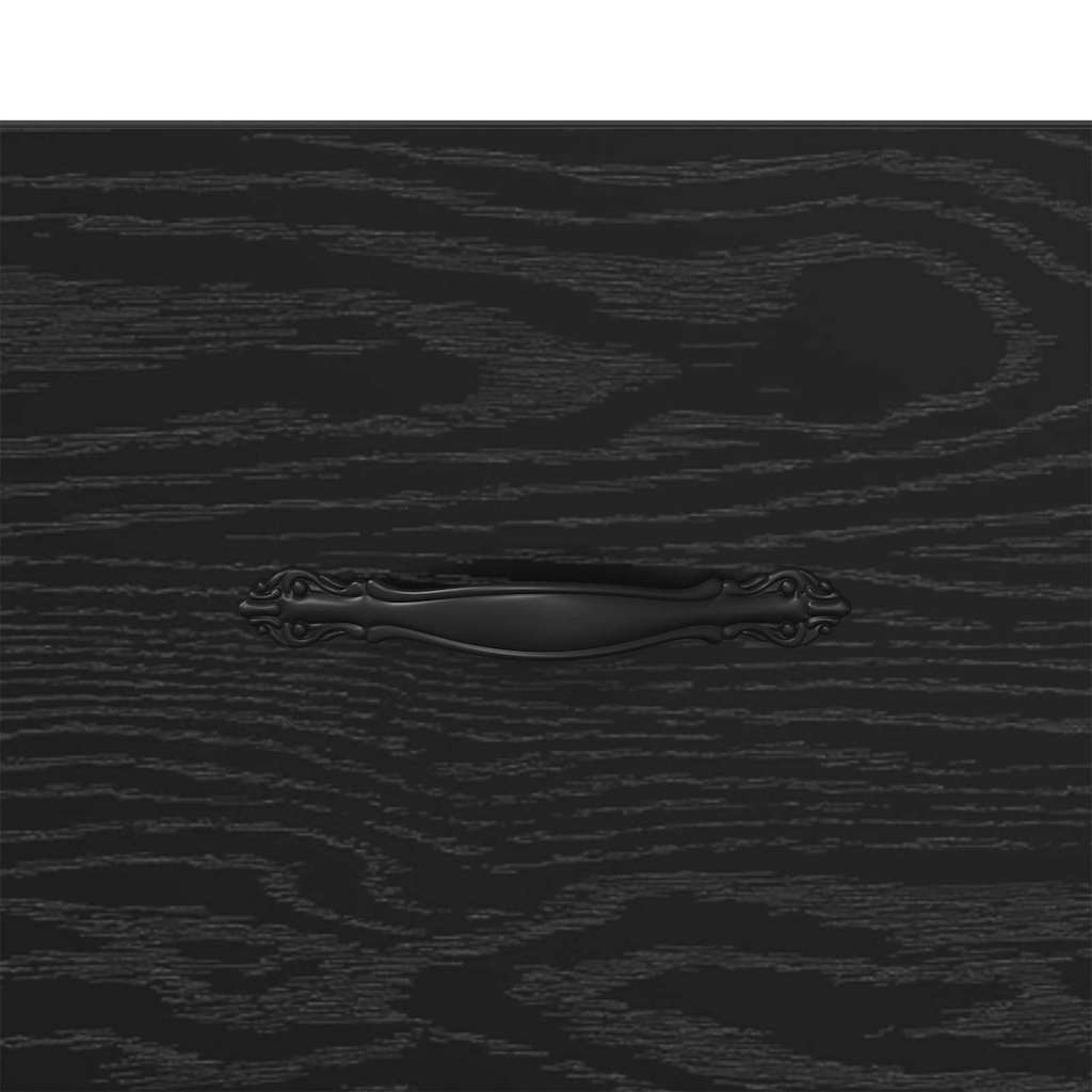 Buffet Chêne noir 69,5 x 34 x 90 cm Bois d'ingénierie et fer - XIOS