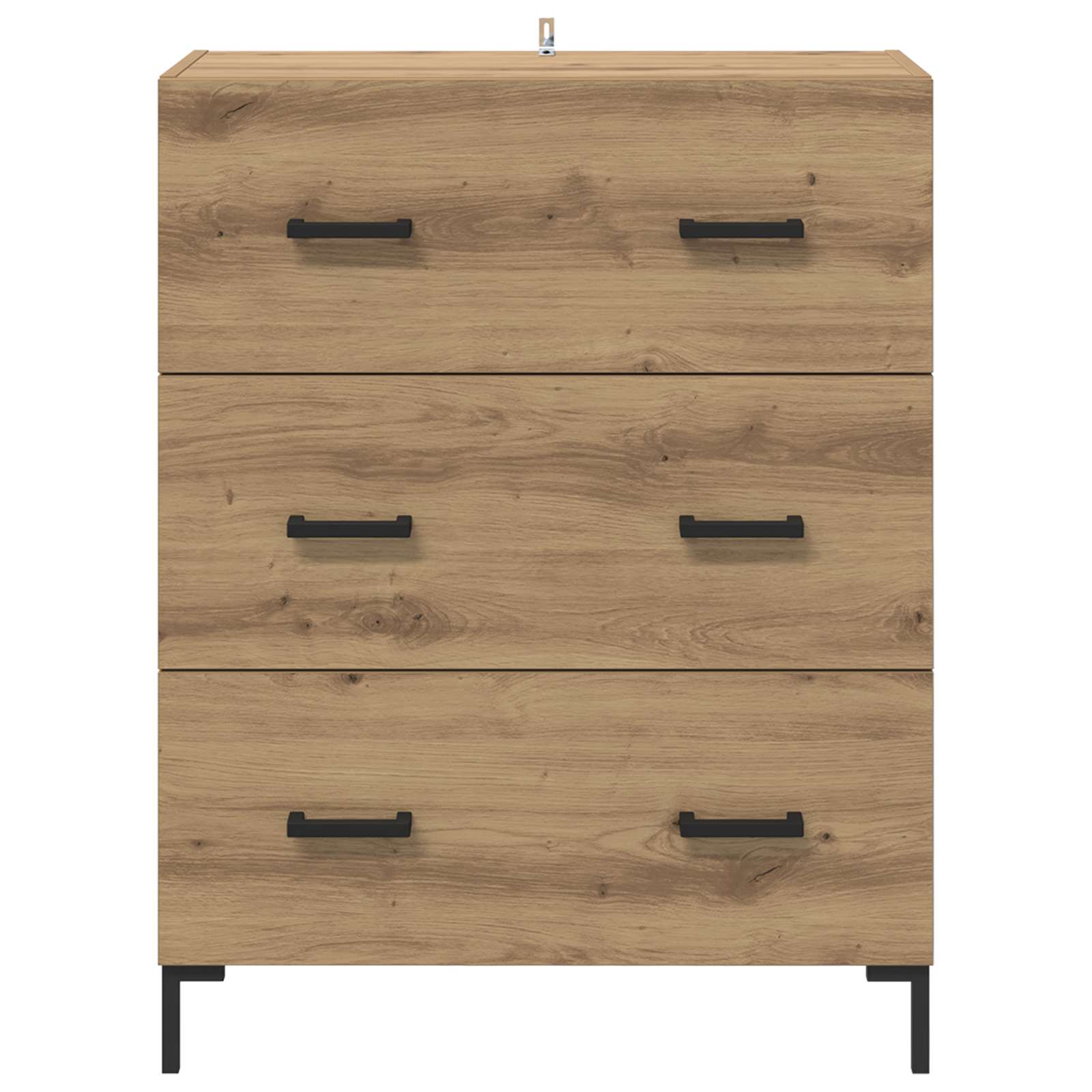 Buffet avec tiroir Chêne artisanal 69,5 x 34 x 90 cm - XIOS