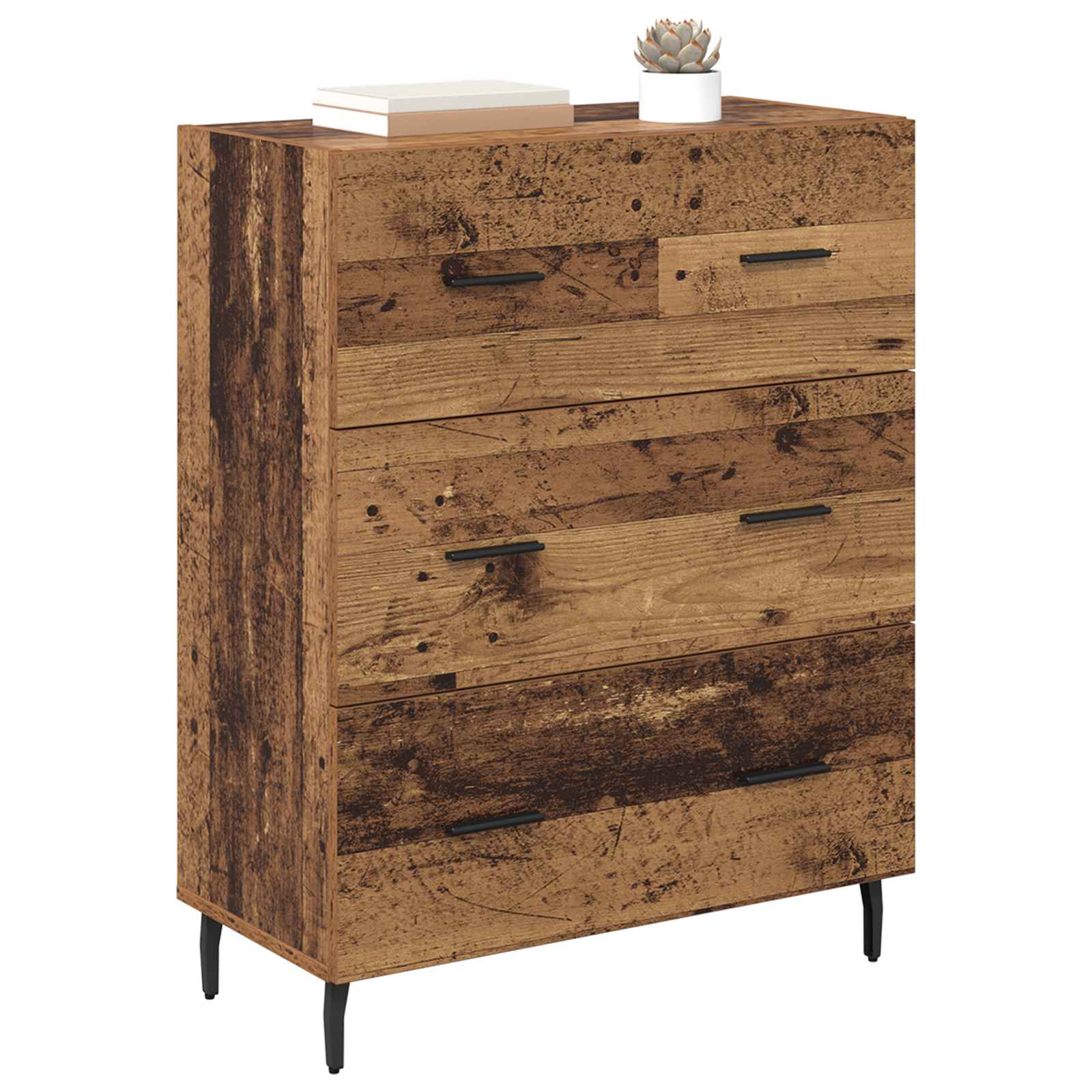 Buffet Bois Ancien 69,5 x 34 x 90 cm Bois d'ingénierie et fer - XIOS
