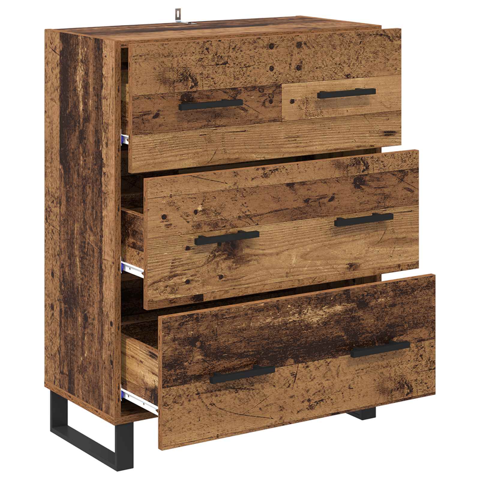 Buffet Bois Ancien 69,5 x 34 x 90 cm Bois d'ingénierie et fer - XIOS
