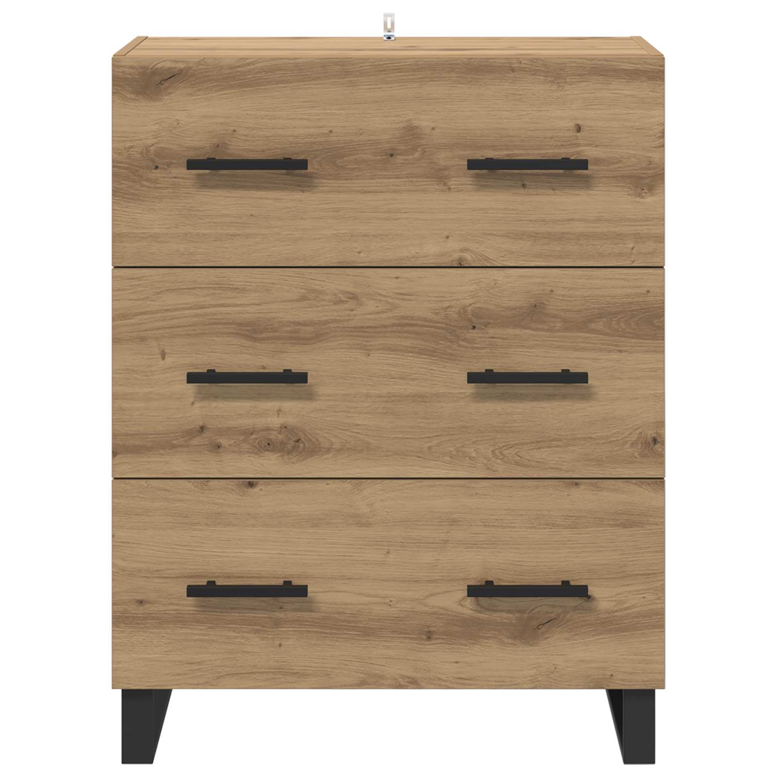 Buffet avec tiroir Chêne artisanal 69,5 x 34 x 90 cm - XIOS