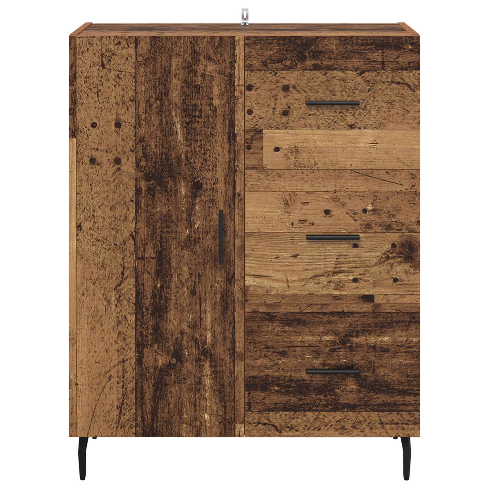 Buffet Bois Ancien 69,5 x 34 x 90 cm Bois d'ingénierie et fer - XIOS