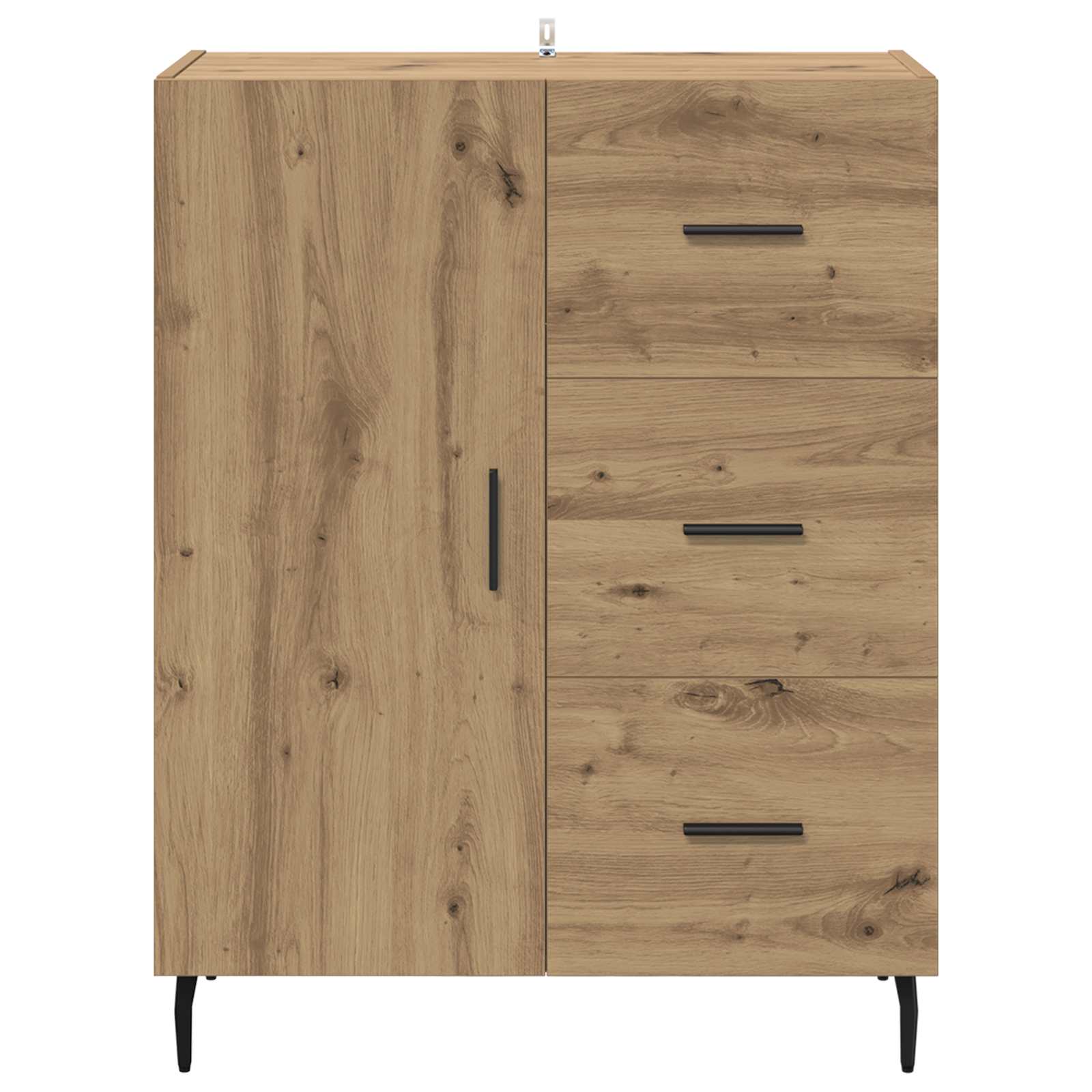 Buffet avec tiroir Chêne artisanal 69,5 x 34 x 90 cm - XIOS