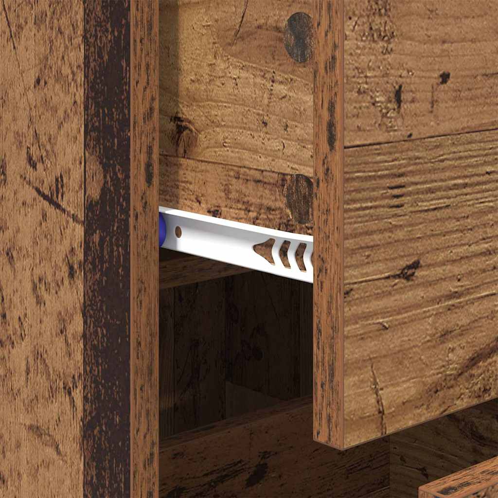 Buffet Bois ancien 34 x 34,5 x 90 cm Bois d'ingénierie - XIOS