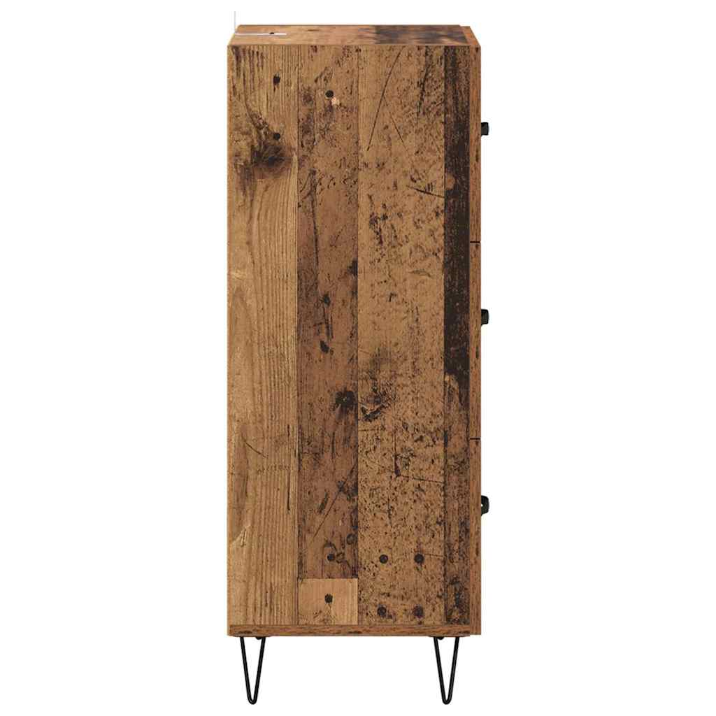 Buffet Bois ancien 34 x 34,5 x 90 cm Bois d'ingénierie - XIOS