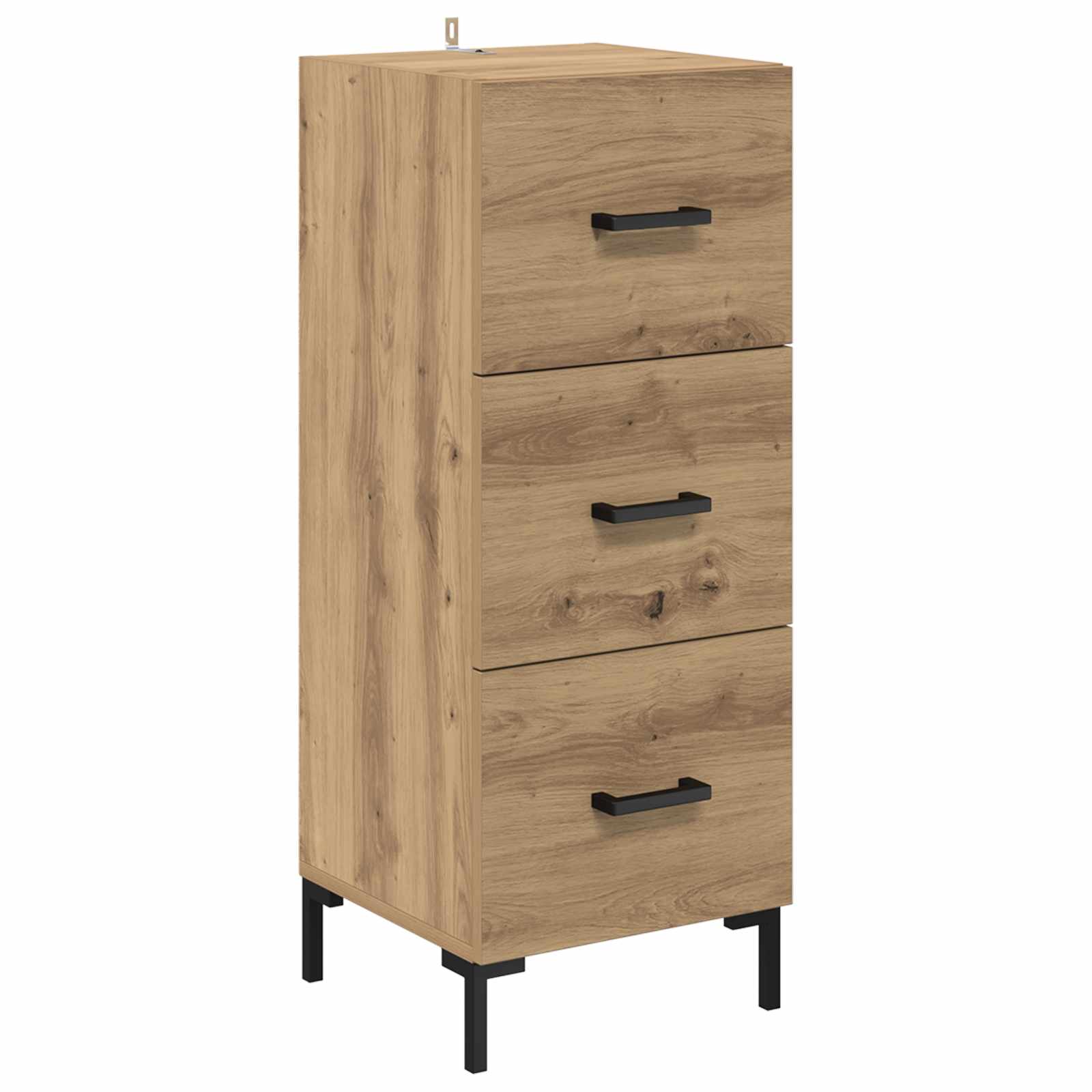 Buffet Chêne artisanal 34,5 x 34 x 90 cm Bois d'ingénierie - XIOS
