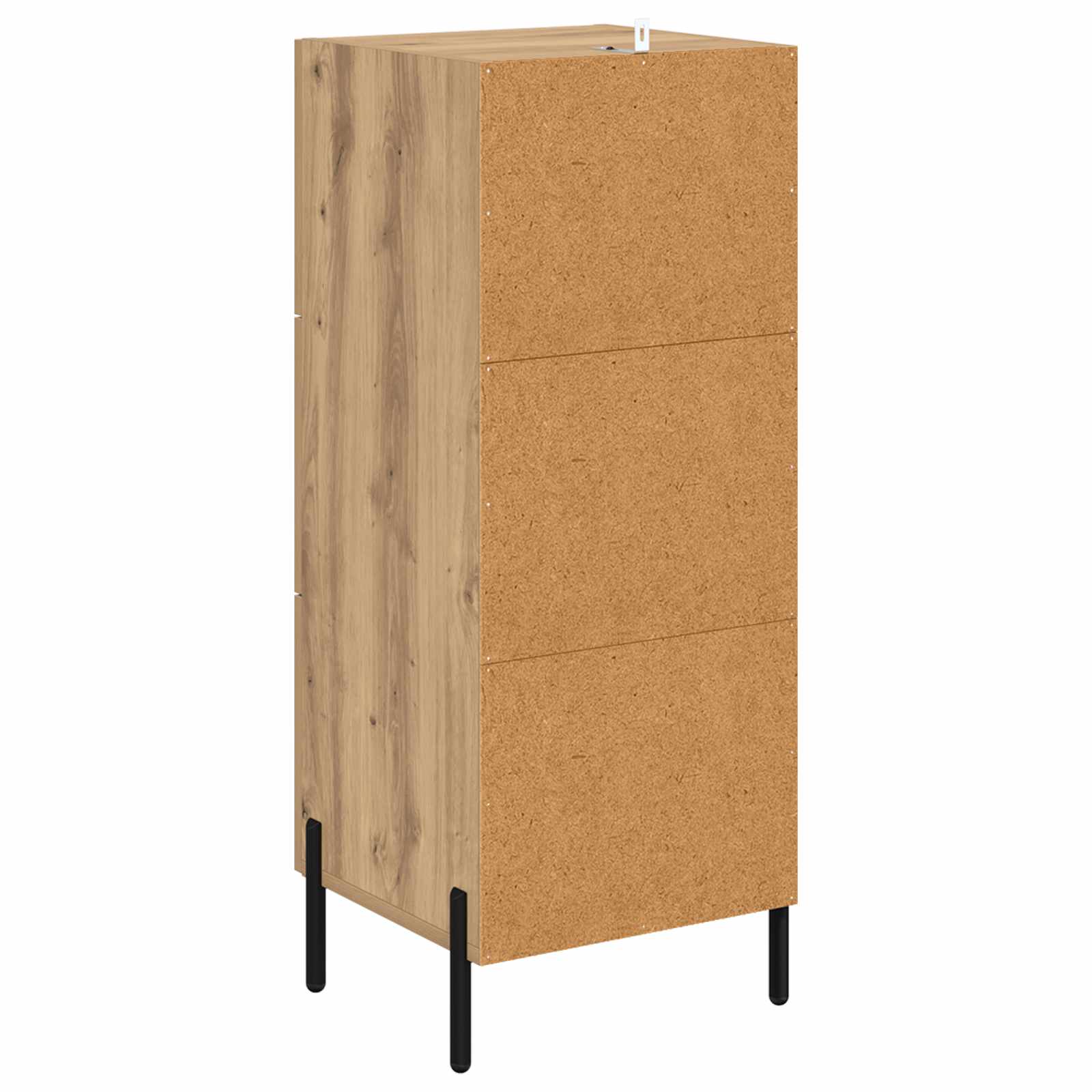 Buffet chêne artisanal 34 x 34,5 x 90 cm Bois d'ingénierie - XIOS