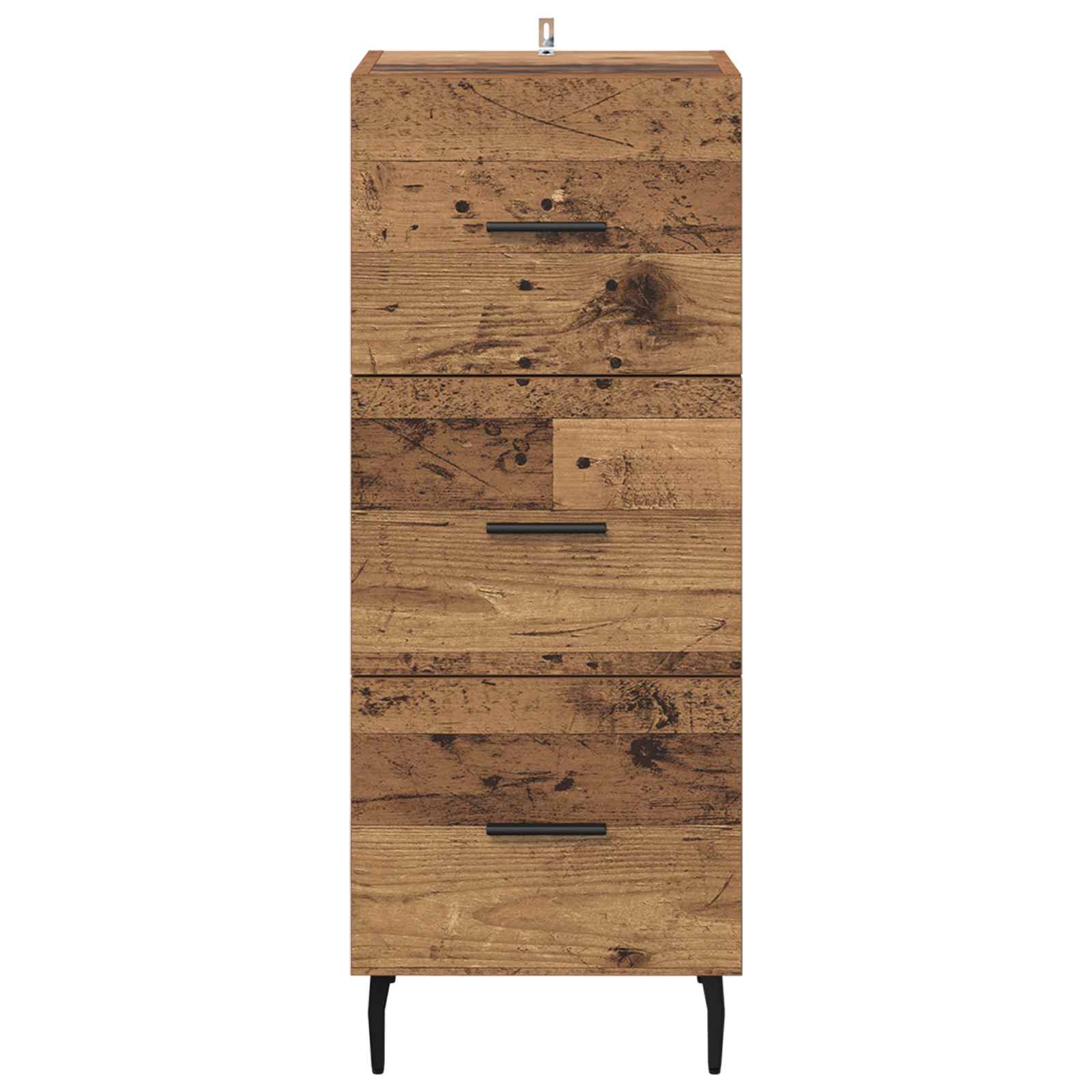 Buffet Bois ancien 34 x 34,5 x 90 cm Bois d'ingénierie - XIOS