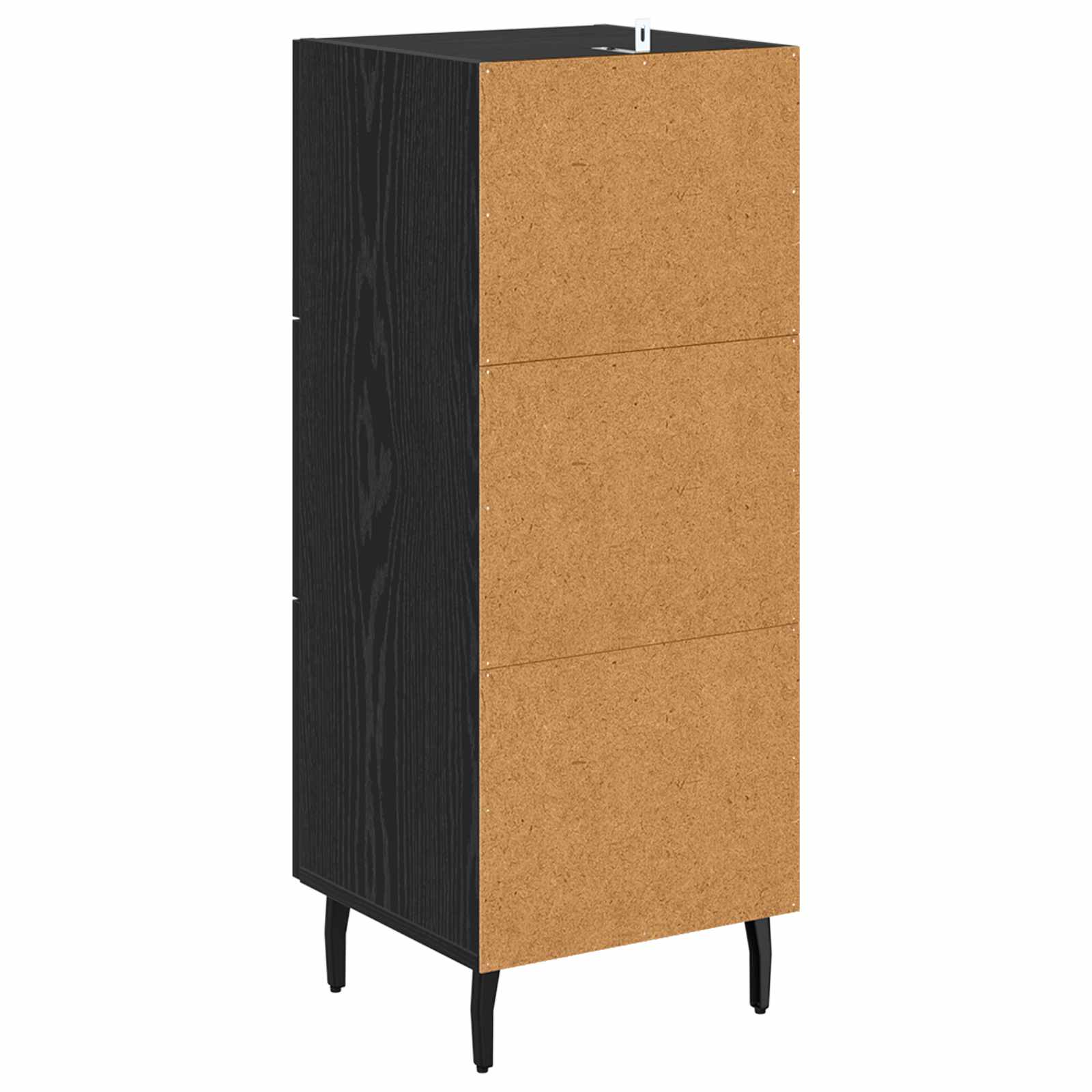 Buffet Chêne noir 34 x 34,5 x 90 cm Bois d'ingénierie - XIOS