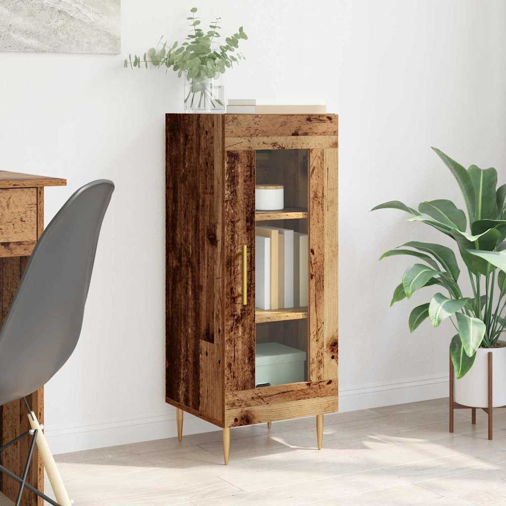 Buffet Bois ancien 34 x 34,5 x 90 cm Bois d'ingénierie - XIOS