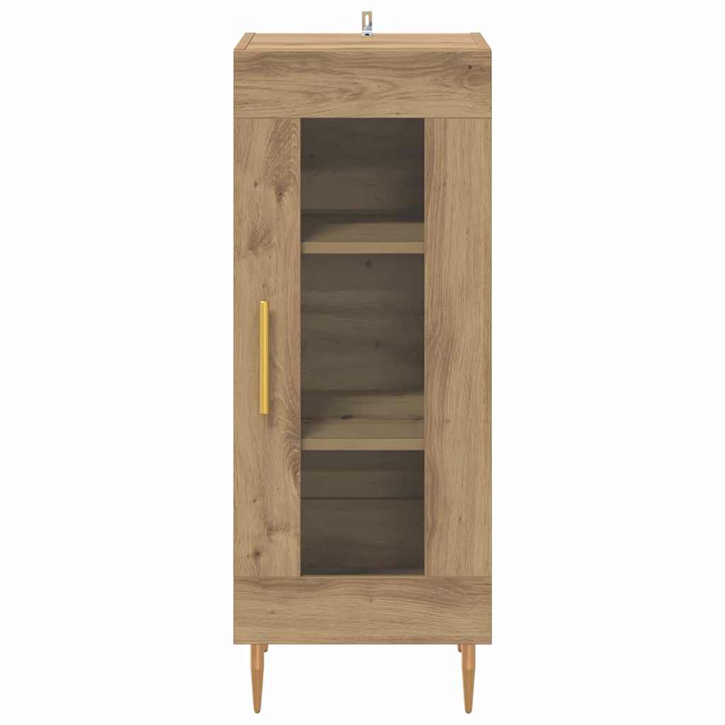 Buffet chêne artisanal 34 x 34,5 x 90 cm Bois d'ingénierie - XIOS