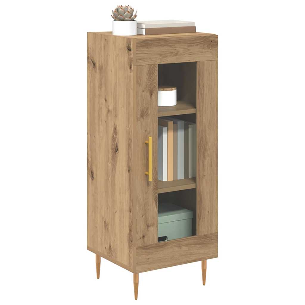 Buffet chêne artisanal 34 x 34,5 x 90 cm Bois d'ingénierie - XIOS