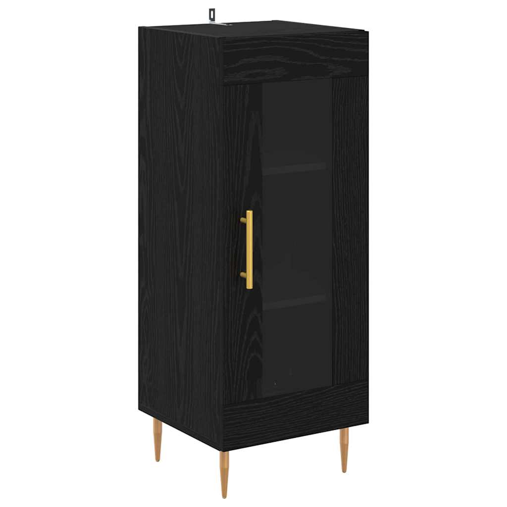 Buffet Chêne noir 34 x 34,5 x 90 cm Bois d'ingénierie - XIOS
