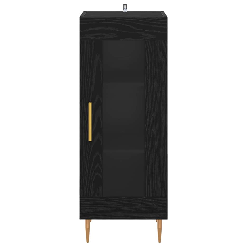 Buffet Chêne noir 34 x 34,5 x 90 cm Bois d'ingénierie - XIOS
