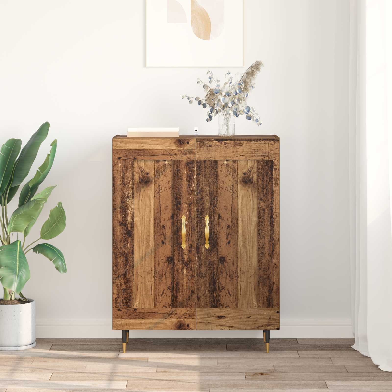 Buffet Bois ancien 69,5 x 34 x 90 cm Bois d'ingénierie - XIOS