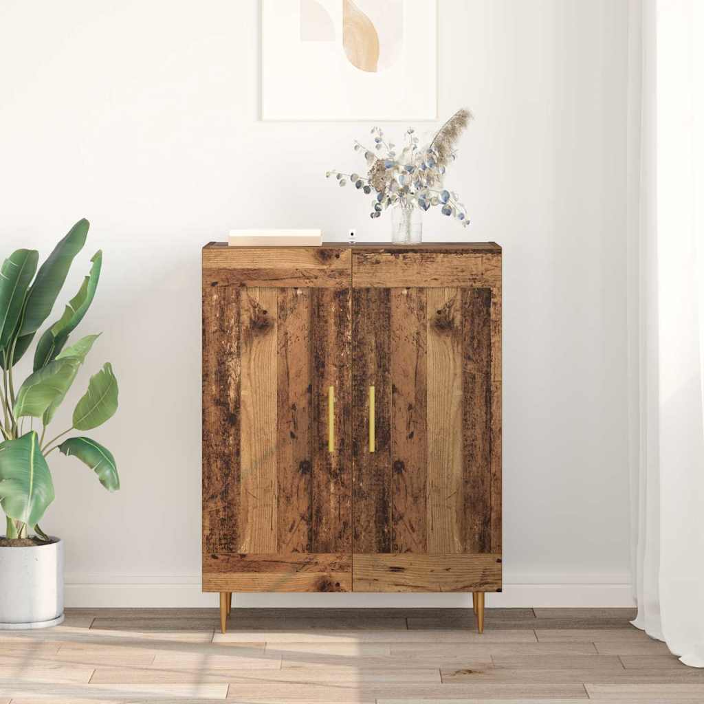 Buffet Bois Ancien 69,5 x 34 x 90 cm Bois d'ingénierie et fer - XIOS