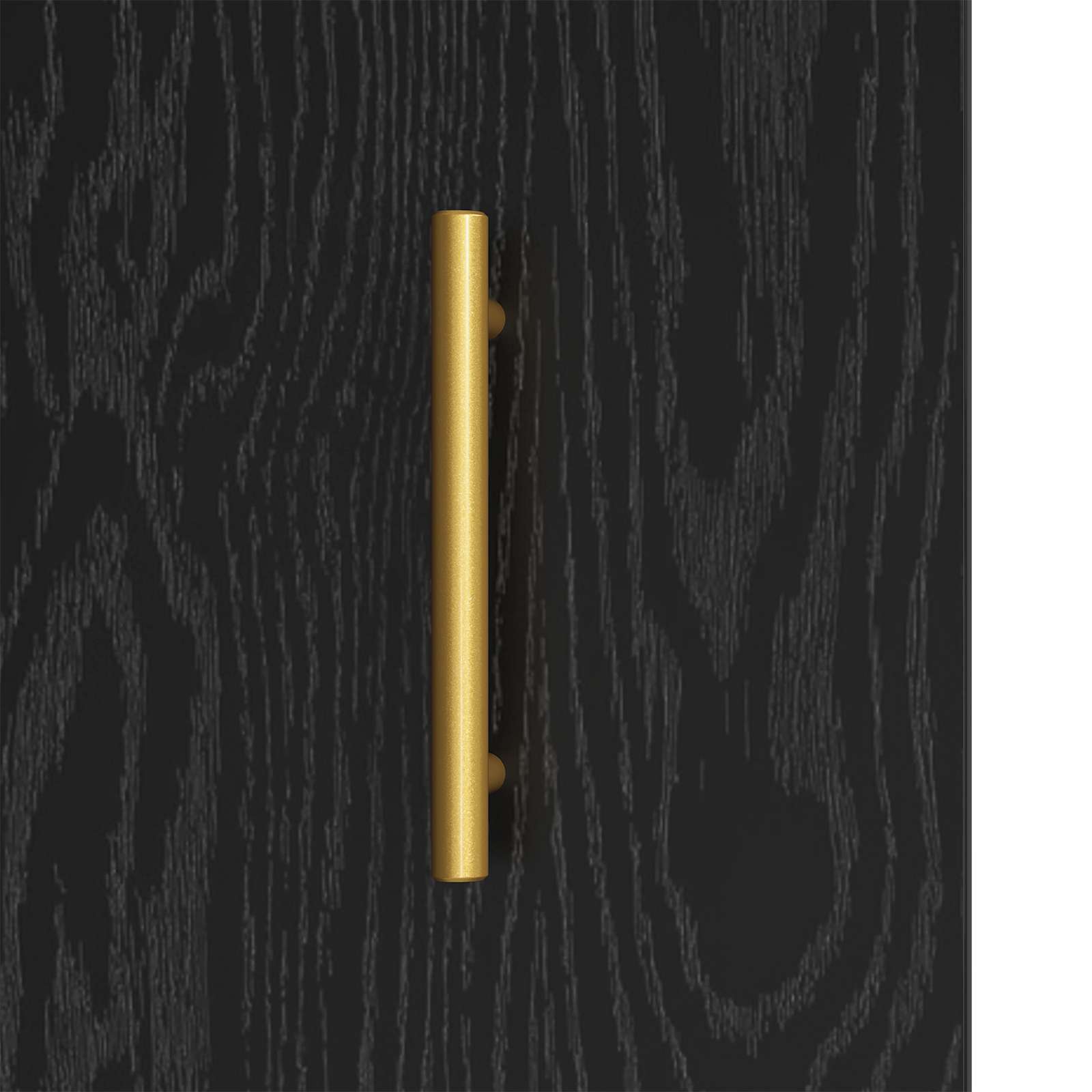 Buffet Chêne noir 69,5 x 34 x 90 cm Bois d'ingénierie et fer - XIOS