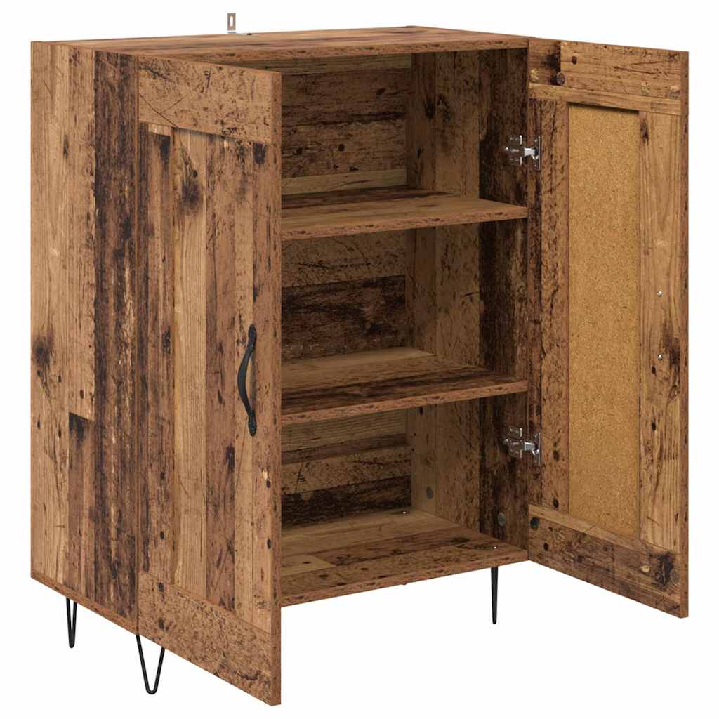 Buffet Bois Ancien 69,5 x 34 x 90 cm Bois d'ingénierie et fer - XIOS