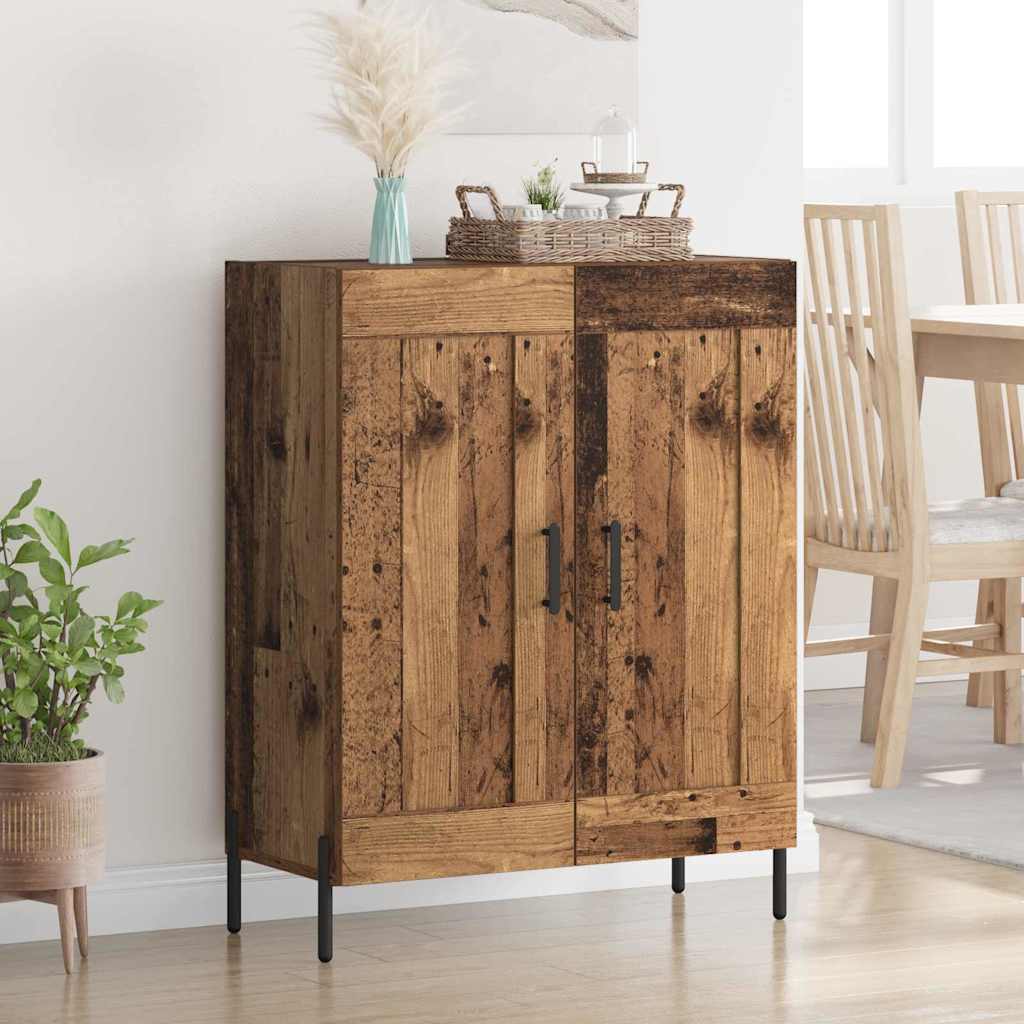 Buffet Bois Ancien 69,5 x 34 x 90 cm Bois d'ingénierie et fer - XIOS