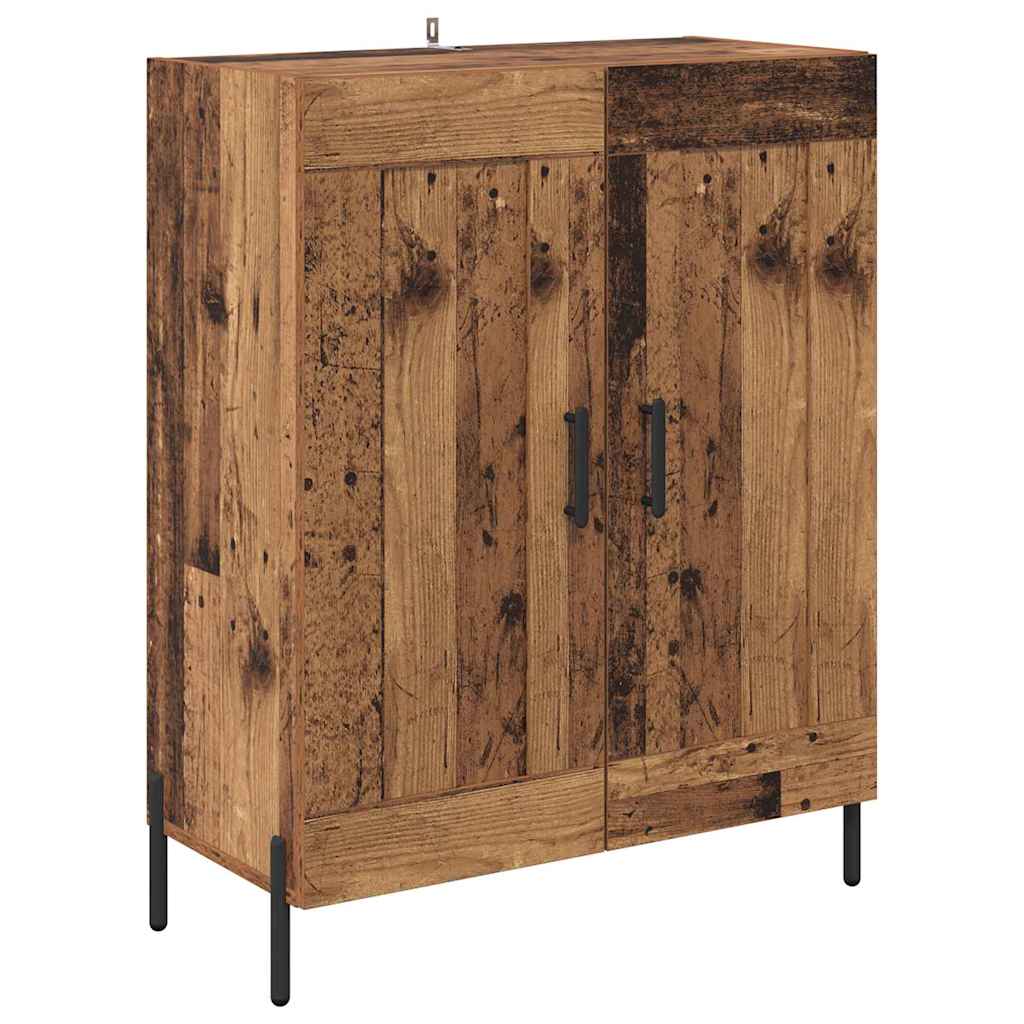 Buffet Bois Ancien 69,5 x 34 x 90 cm Bois d'ingénierie et fer - XIOS