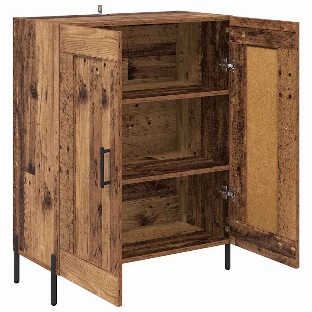 Buffet Bois Ancien 69,5 x 34 x 90 cm Bois d'ingénierie et fer - XIOS