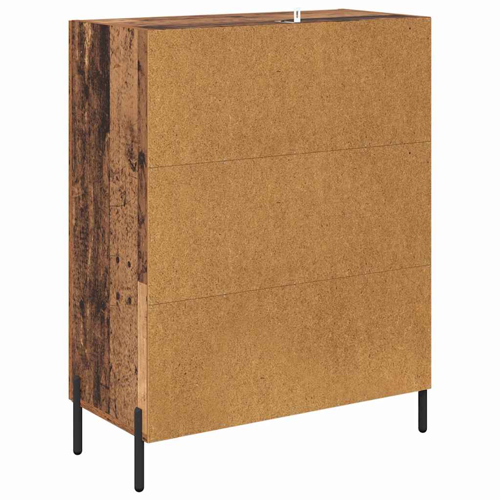 Buffet Bois Ancien 69,5 x 34 x 90 cm Bois d'ingénierie et fer - XIOS