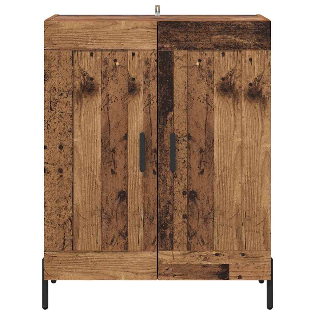 Buffet Bois Ancien 69,5 x 34 x 90 cm Bois d'ingénierie et fer - XIOS