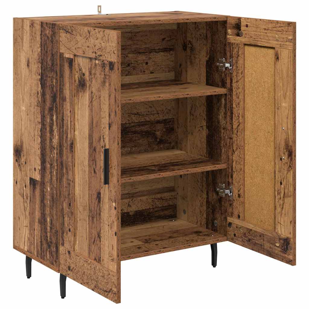 Buffet Bois Ancien 69,5 x 34 x 90 cm Bois d'ingénierie et fer - XIOS