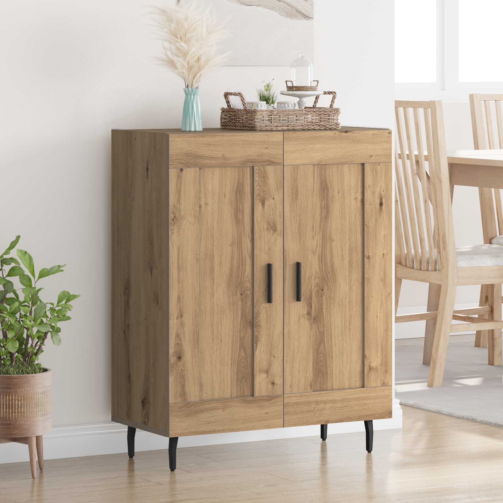 Buffet Chêne artisanal 69,5 x 34 x 90 cm - XIOS